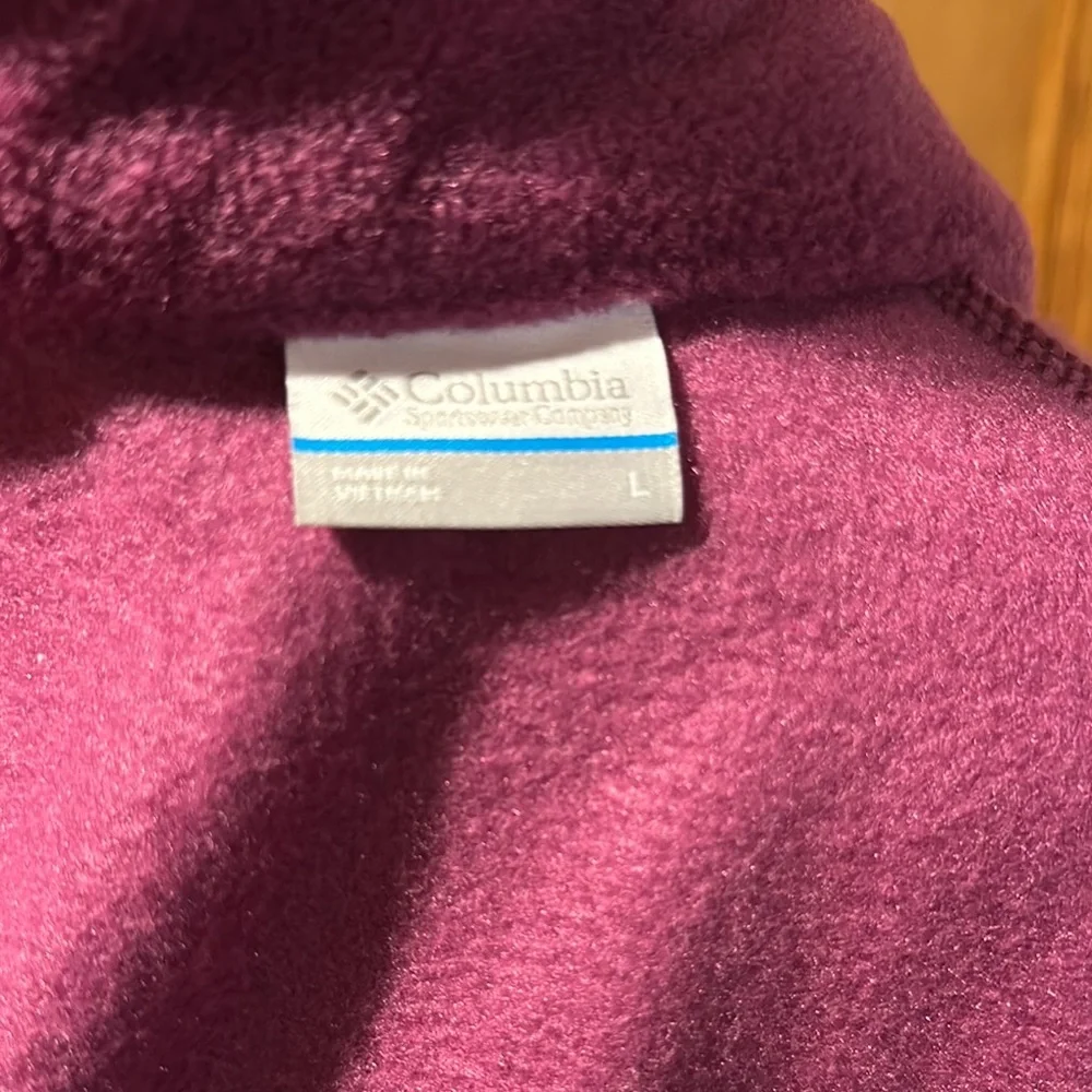 Columbia Magenta Fleece Jacket - Picture 6 of 8